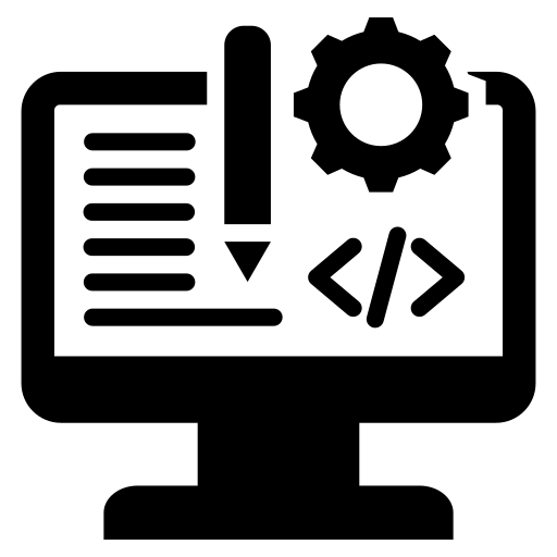 a web designing icon